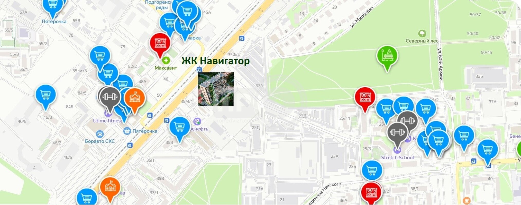 0к, 22/27 К, Россия, Воронеж, улица Антонова-Овсеенко, 35С, 27 кв.м