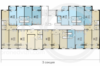 Миниатюра 2к, 3/10 П, Россия, Воронежская область, село Новая Усмань, бульвар Художников, 4, 62.66 кв.м